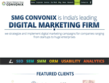 Tablet Screenshot of convonix.com